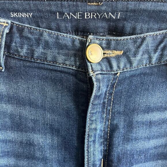 Lane Bryant High Rise Medium Wash Skinny Jeans Size 18 Style 1051722 - Picture 7 of 11
